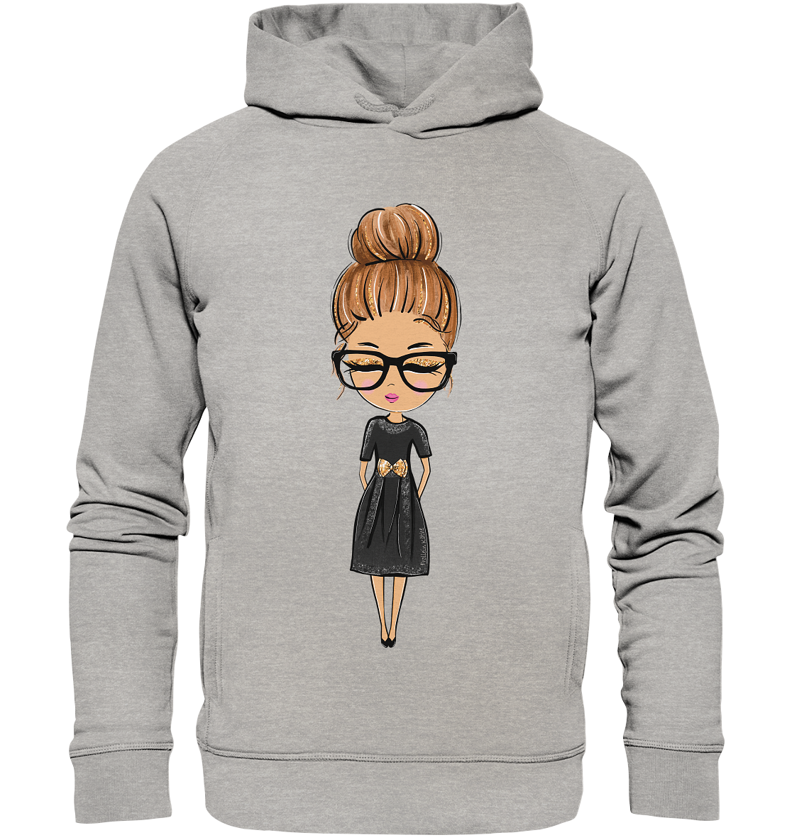 Edelmädel Organic Fashion Hoodie ♥ ,, Frollein Käthe " viele Farben