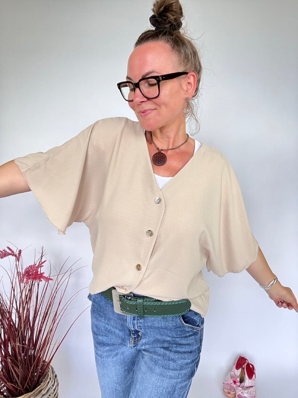 Gürtel Eva Alpine Grün - FROLLEIN KÄTHE Shop