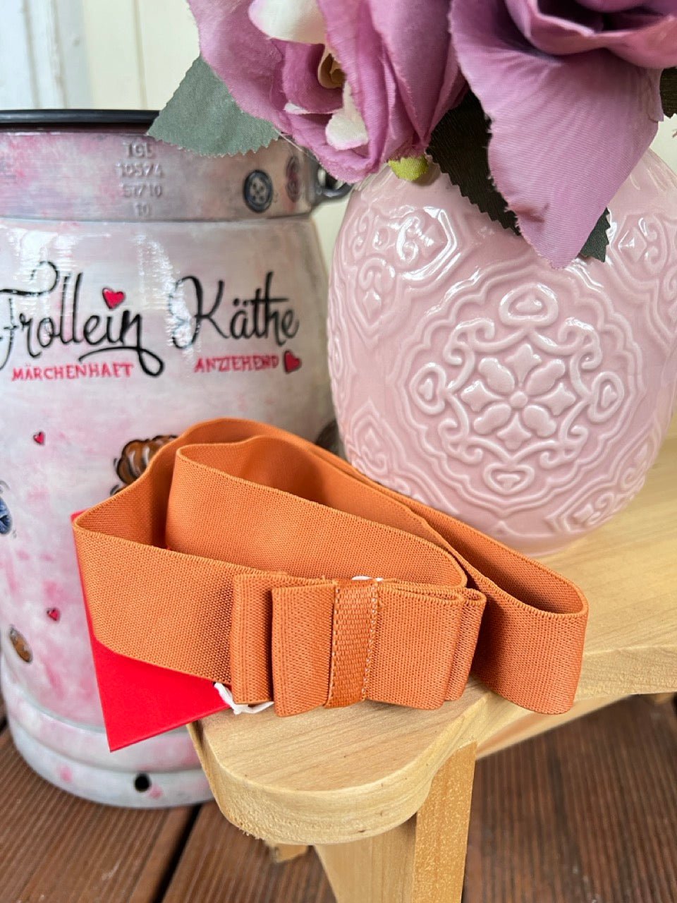 Gürtel Fantastic Elastic Curry - FROLLEIN KÄTHE Shop