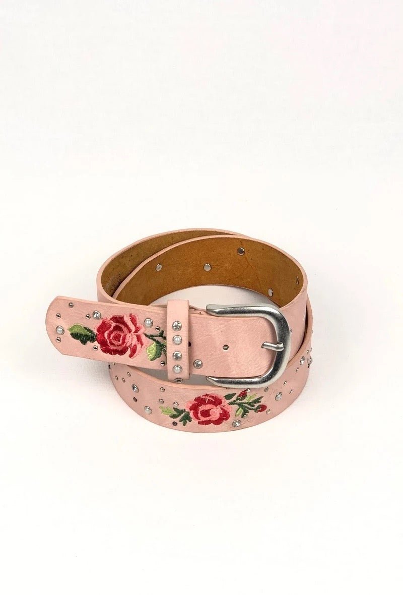 Gürtel Flower Rose - FROLLEIN KÄTHE Shop