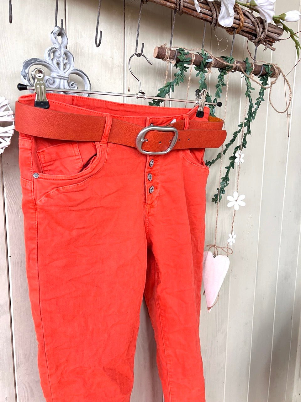 Gürtel Gut verschnürt Orange - FROLLEIN KÄTHE Shop