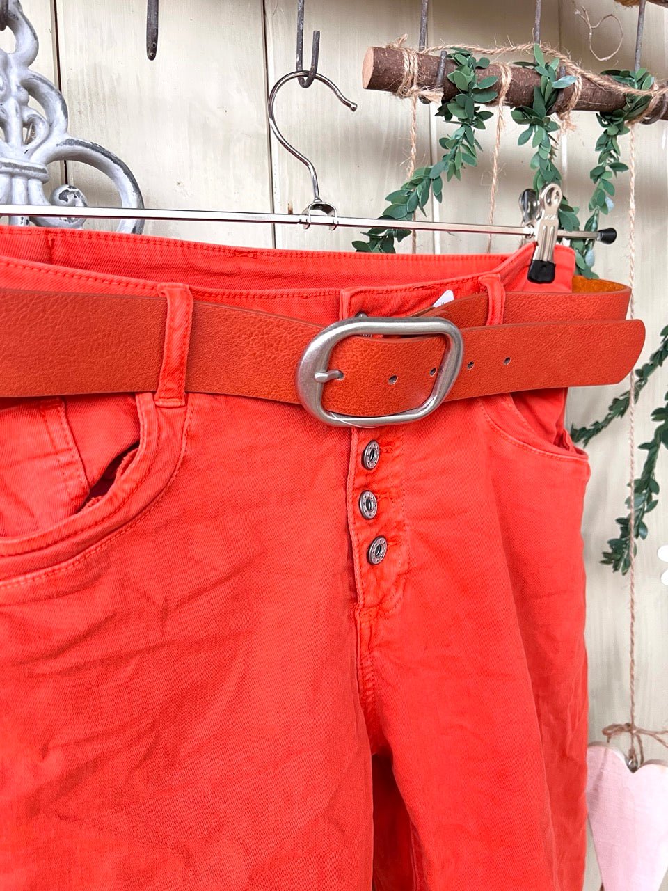 Gürtel Gut verschnürt Orange - FROLLEIN KÄTHE Shop
