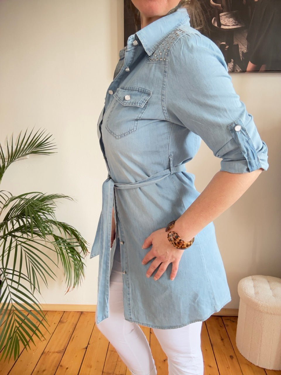 Hemd Kleid Denim Star - FROLLEIN KÄTHE Shop