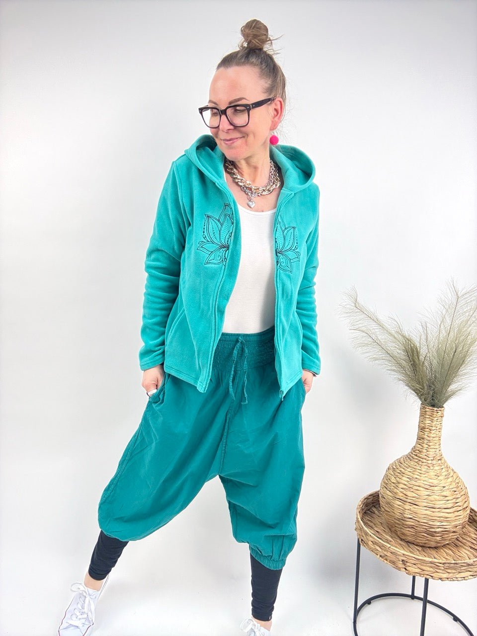 Hose Amara Aqua - FROLLEIN KÄTHE Shop