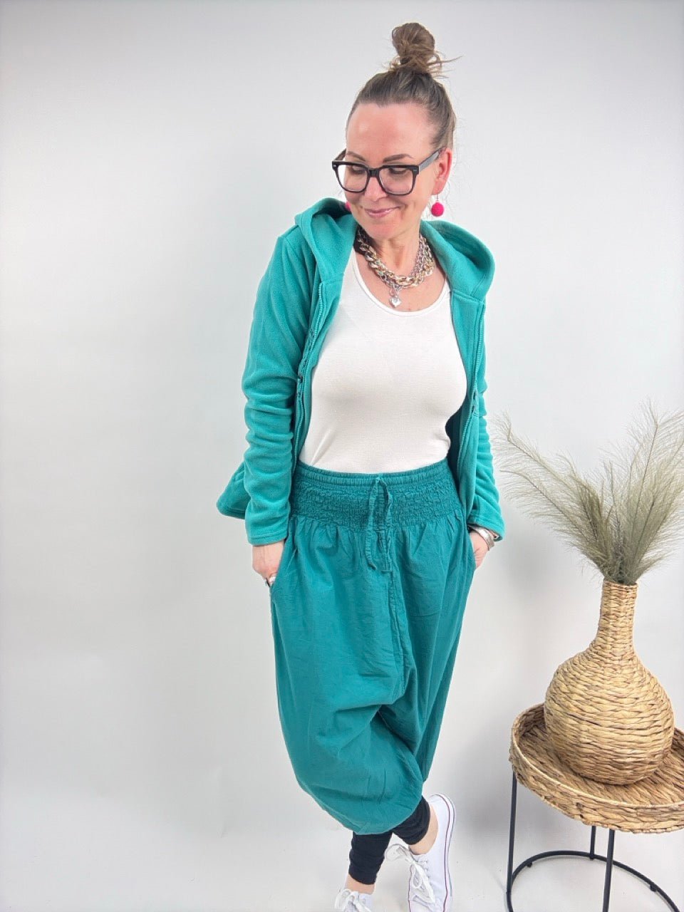 Hose Amara Aqua - FROLLEIN KÄTHE Shop