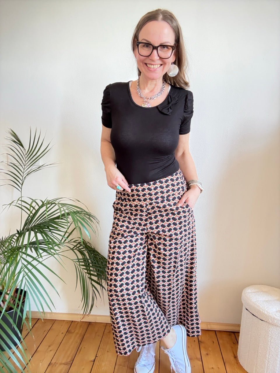 Hose Culotte Beige - FROLLEIN KÄTHE Shop