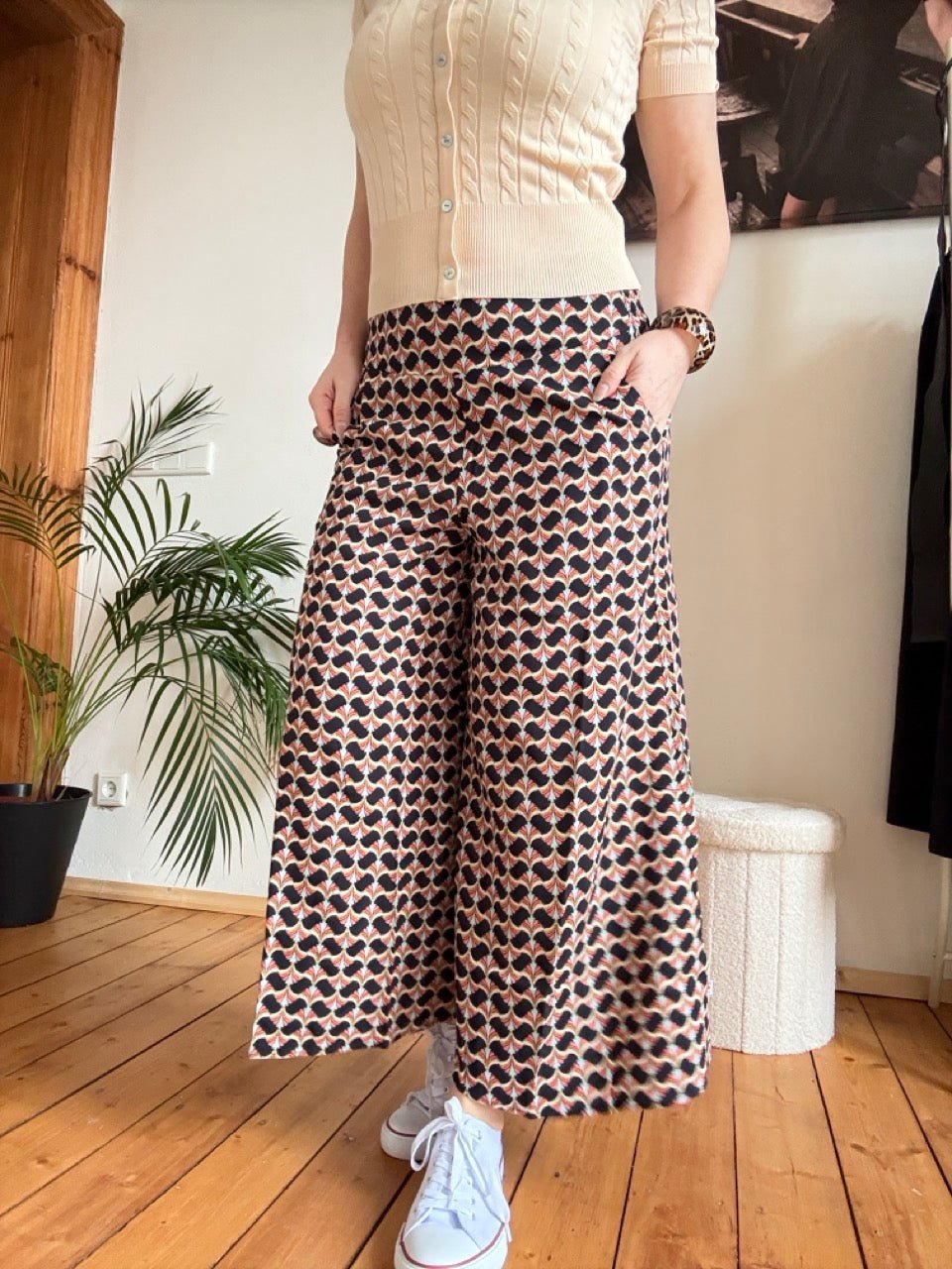 Hose Culotte Beige - FROLLEIN KÄTHE Shop