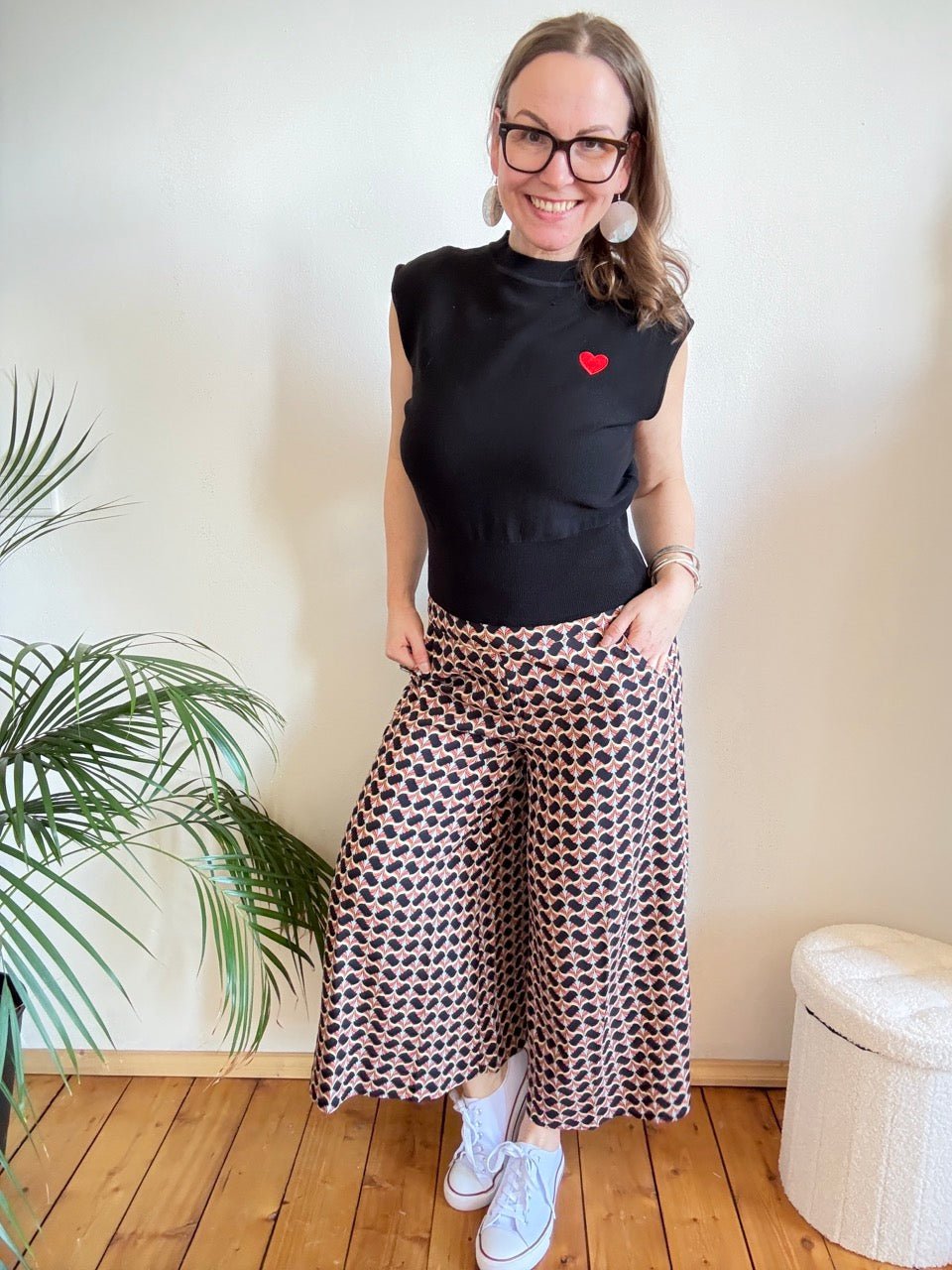 Hose Culotte Beige - FROLLEIN KÄTHE Shop