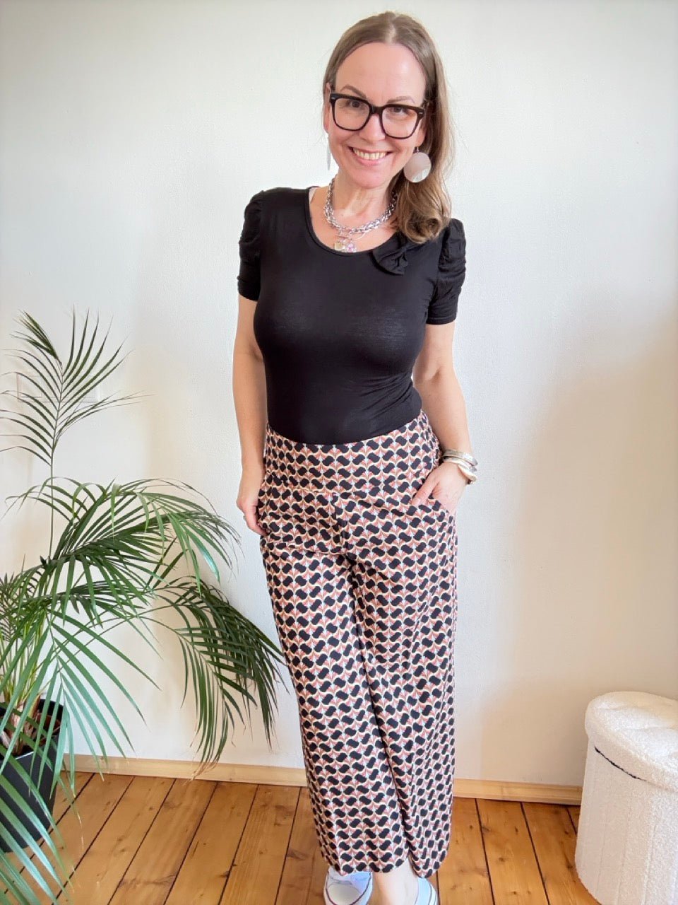 Hose Culotte Beige - FROLLEIN KÄTHE Shop