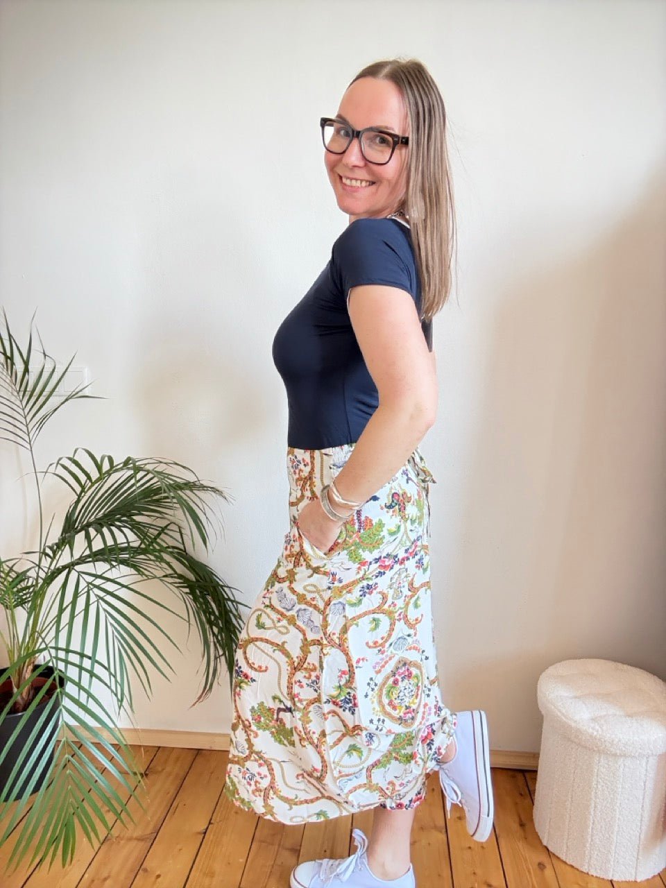 Hose Flotte Culotte Frische Brise Weiß - FROLLEIN KÄTHE Shop