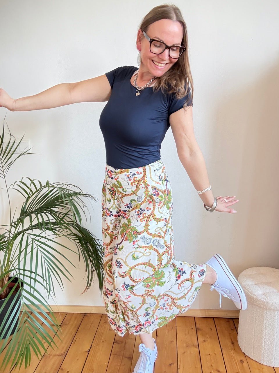 Hose Flotte Culotte Frische Brise Weiß - FROLLEIN KÄTHE Shop