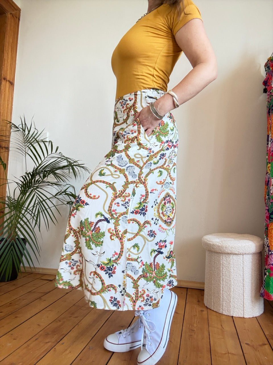 Hose Flotte Culotte Frische Brise Weiß - FROLLEIN KÄTHE Shop