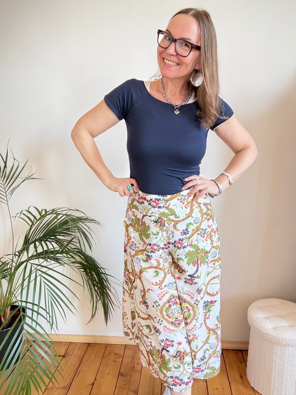 Hose Flotte Culotte Frische Brise Weiß - FROLLEIN KÄTHE Shop