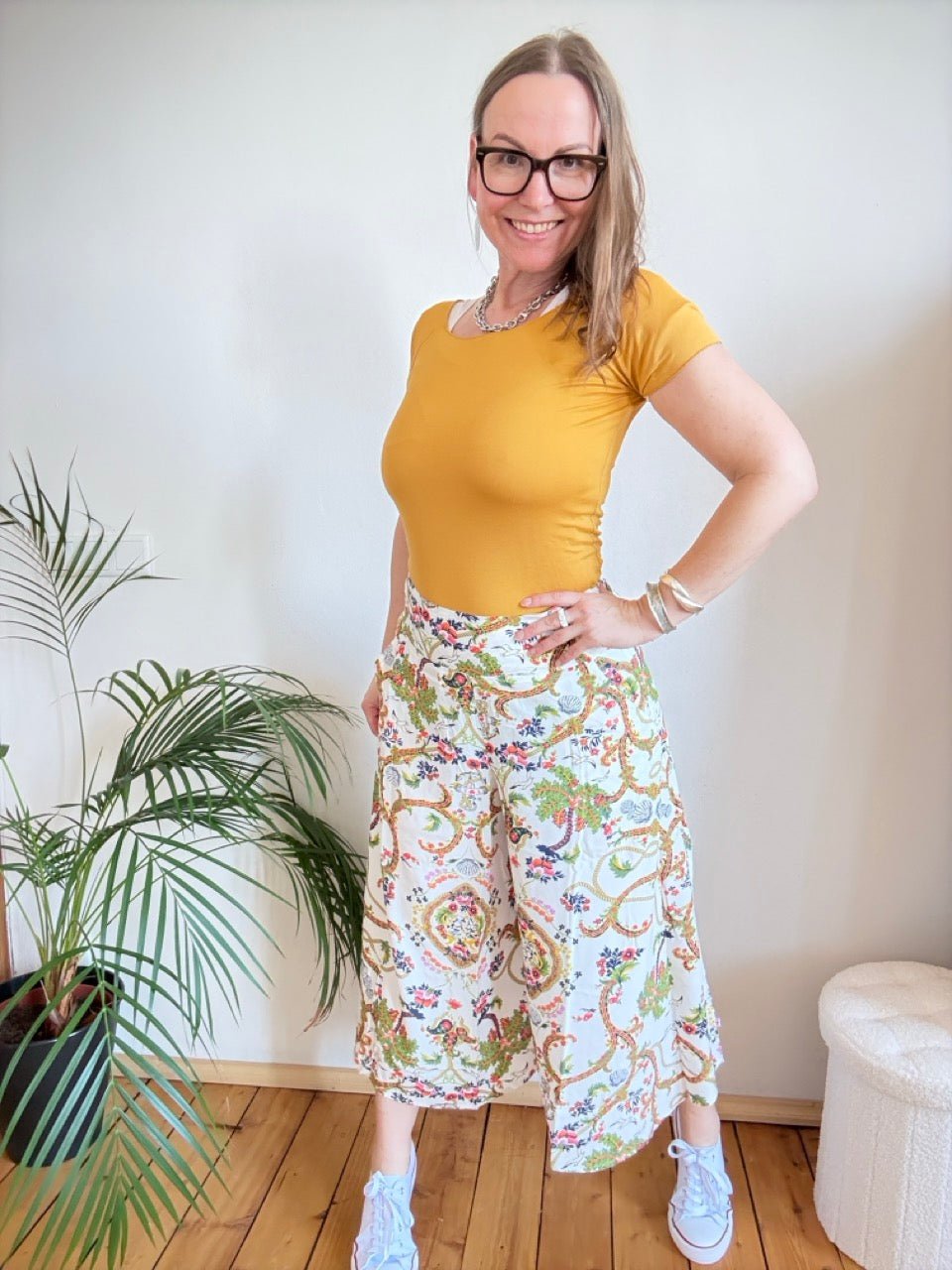 Hose Flotte Culotte Frische Brise Weiß - FROLLEIN KÄTHE Shop