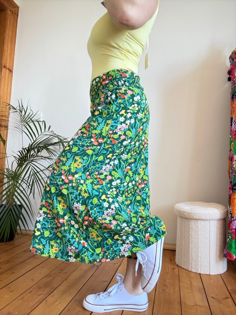 Hose Flotte Culotte My Garden Grün - FROLLEIN KÄTHE Shop