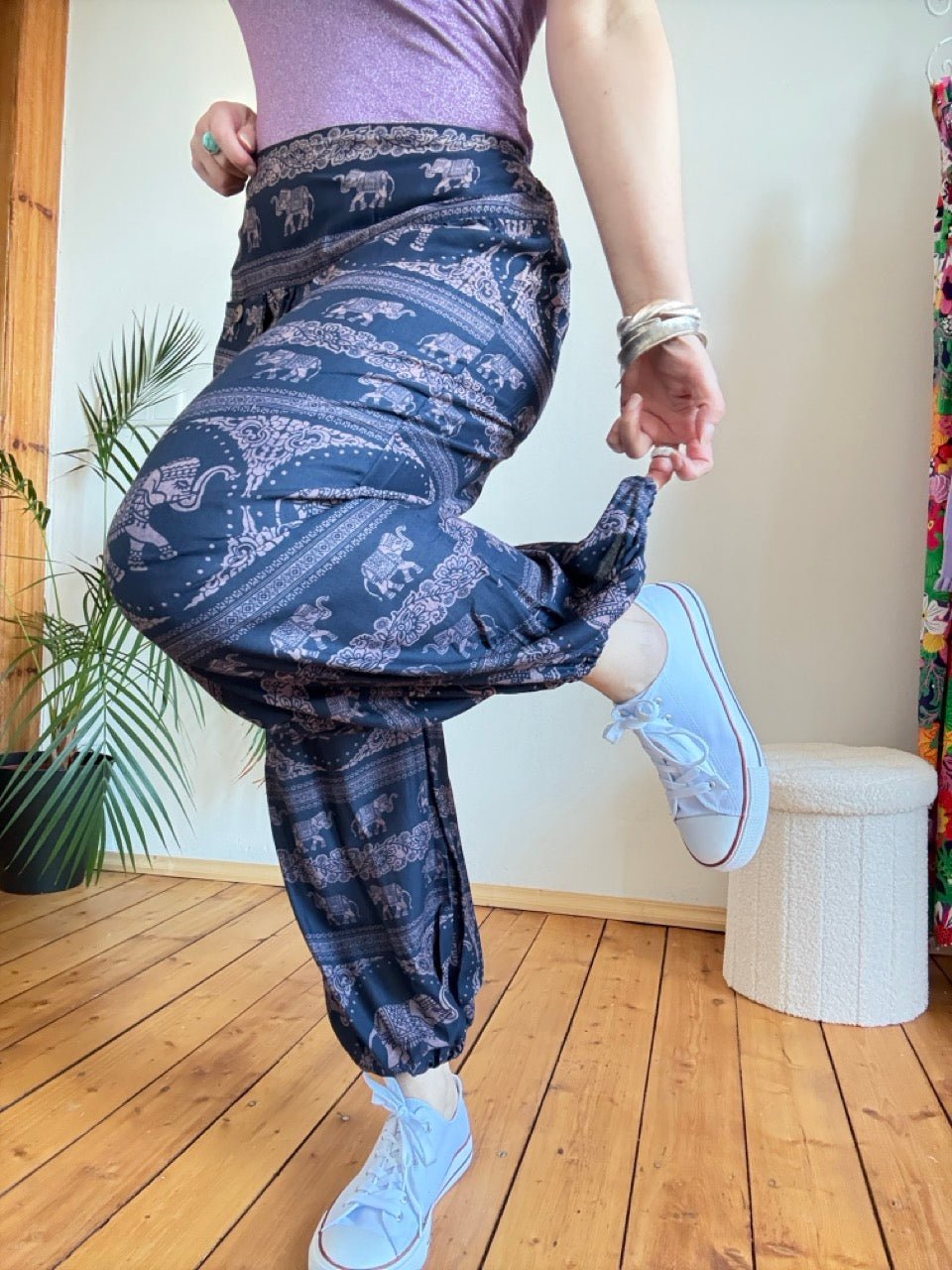 Hose Ganesha Blau - FROLLEIN KÄTHE Shop