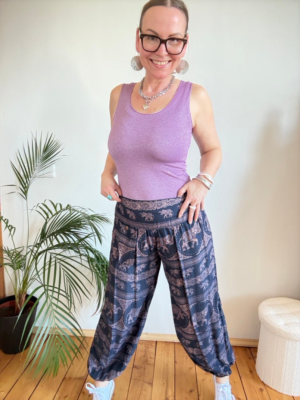 Hose Ganesha Blau - FROLLEIN KÄTHE Shop