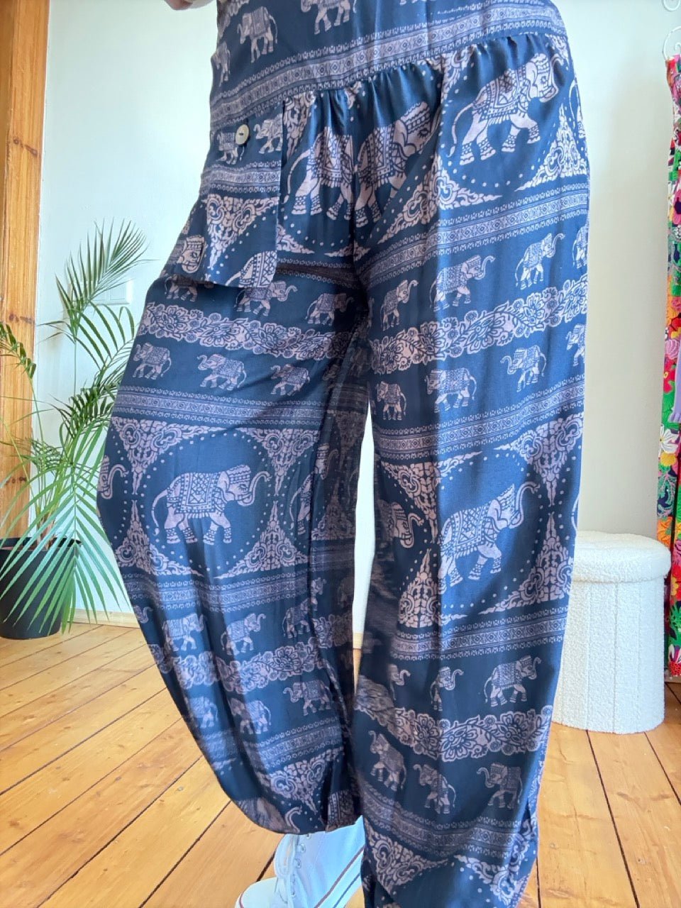Hose Ganesha Blau - FROLLEIN KÄTHE Shop