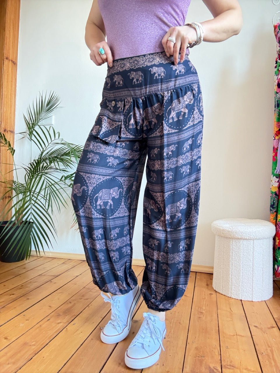 Hose Ganesha Blau - FROLLEIN KÄTHE Shop