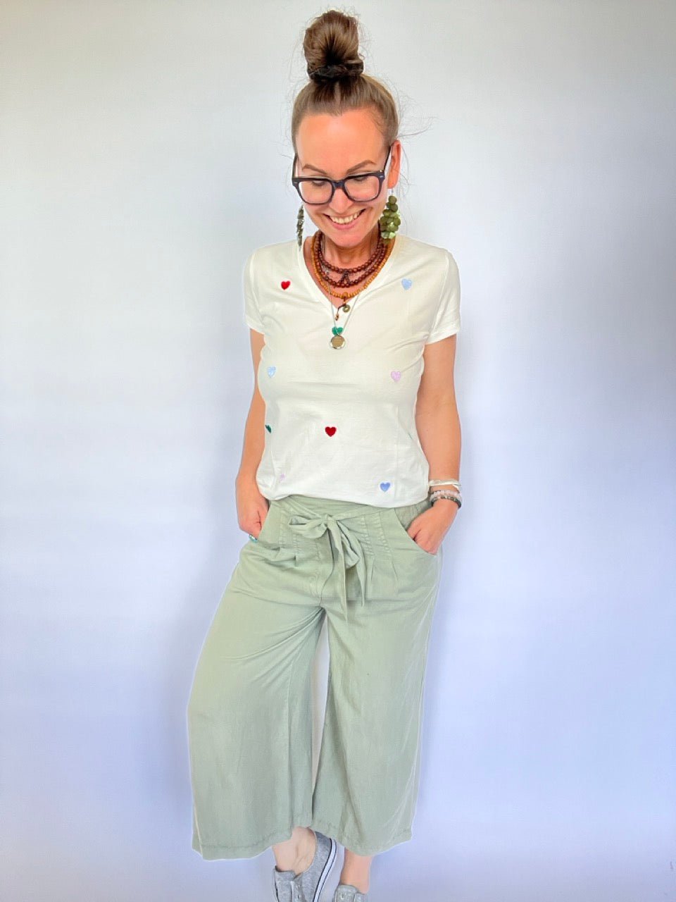 Hose Hotte Culotte Olive - FROLLEIN KÄTHE Shop