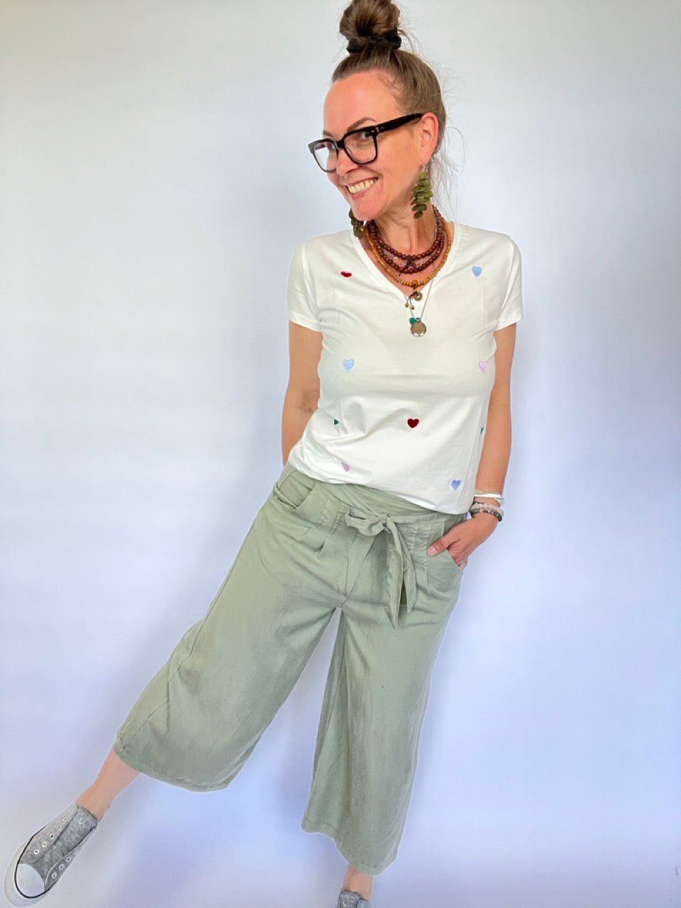 Hose Hotte Culotte Olive - FROLLEIN KÄTHE Shop