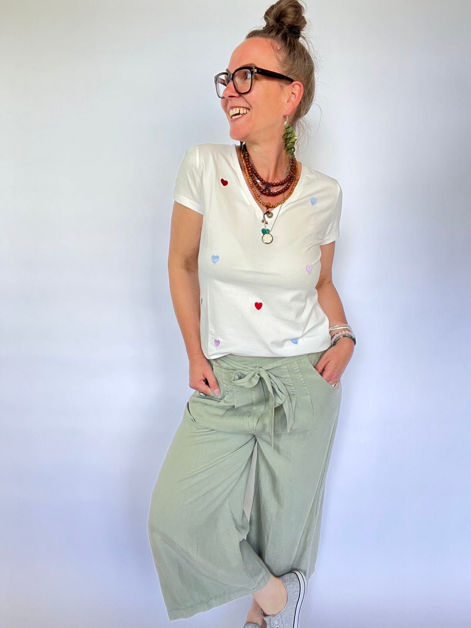 Hose Hotte Culotte Olive - FROLLEIN KÄTHE Shop