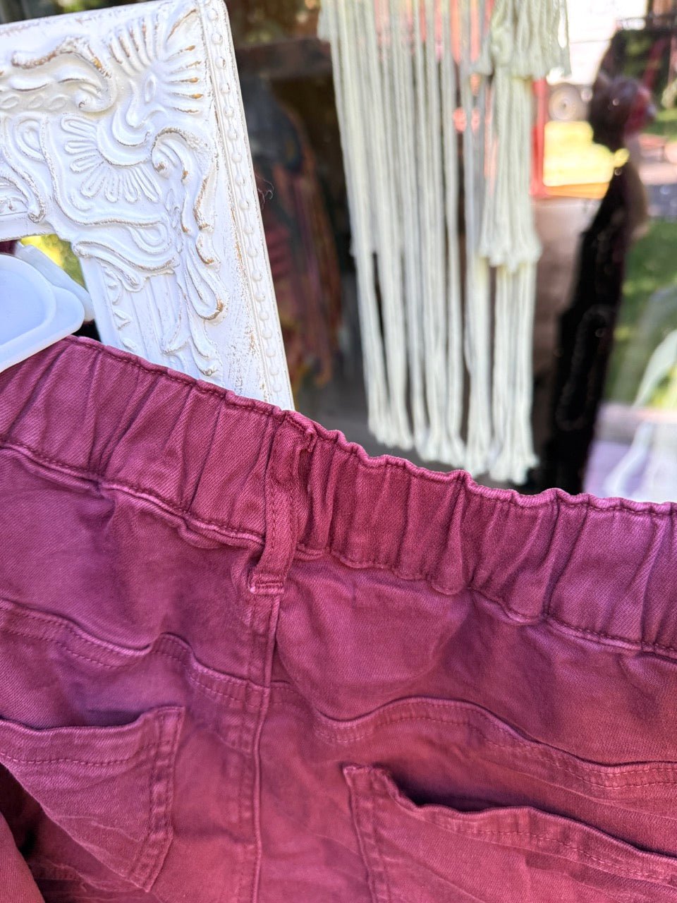 Hose Jeans Fantastisch Elastisch Cherry - FROLLEIN KÄTHE Shop
