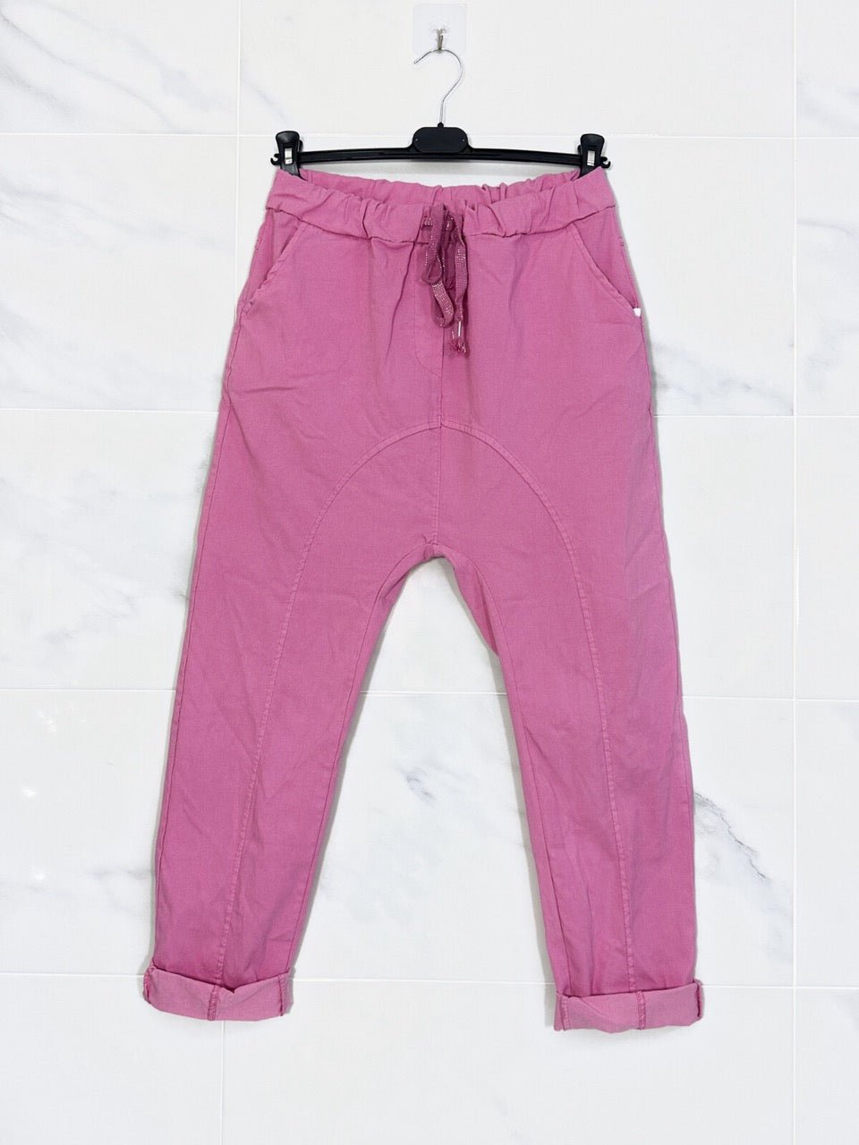 Hose Jogpants Baggystyle Fuchsia - FROLLEIN KÄTHE Shop