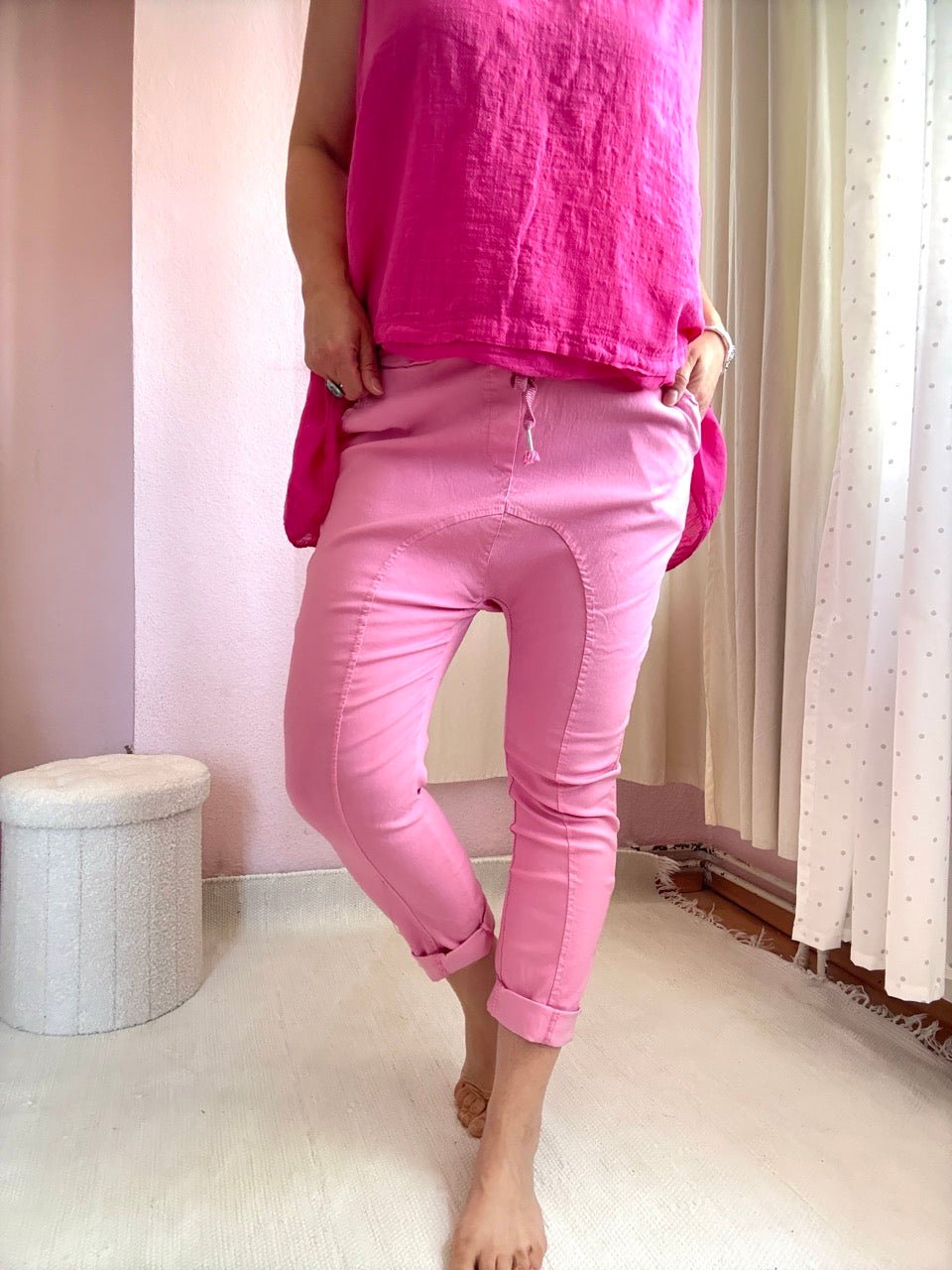 Hose Jogpants Baggystyle Fuchsia - FROLLEIN KÄTHE Shop