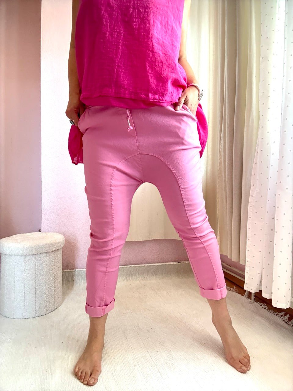 Hose Jogpants Baggystyle Fuchsia - FROLLEIN KÄTHE Shop