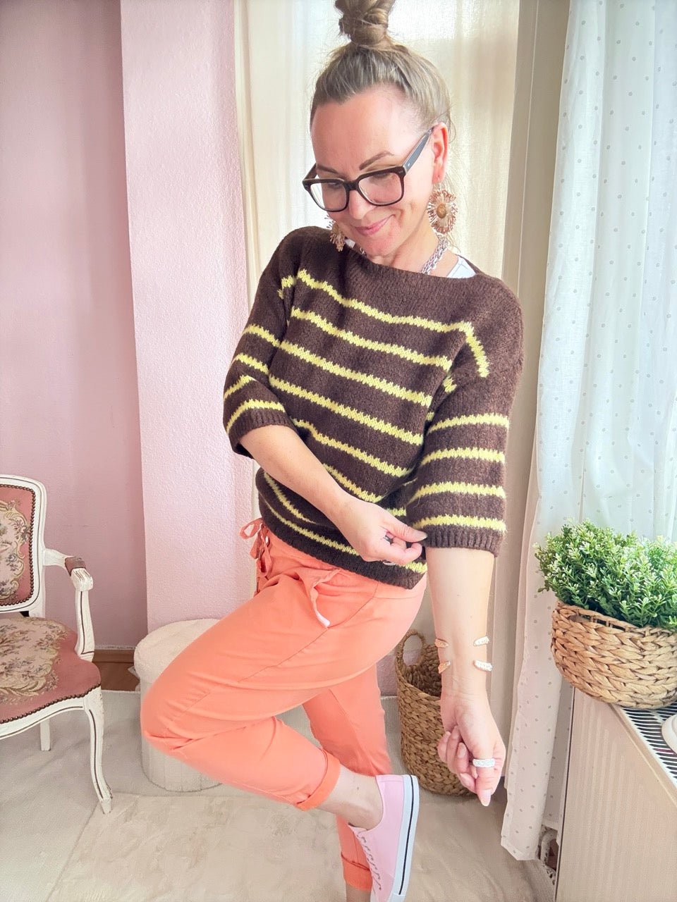 Hose Jogpants Baggystyle Peach - FROLLEIN KÄTHE Shop