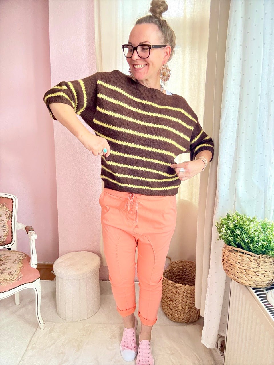 Hose Jogpants Baggystyle Peach - FROLLEIN KÄTHE Shop