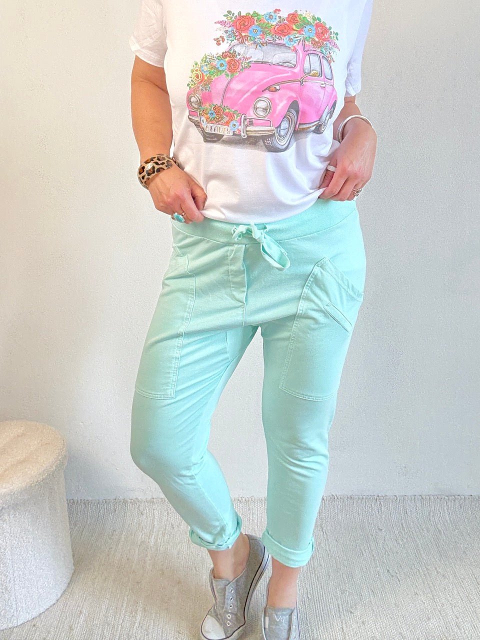 Hose Jogpants Grandiose Aqua - FROLLEIN KÄTHE Shop