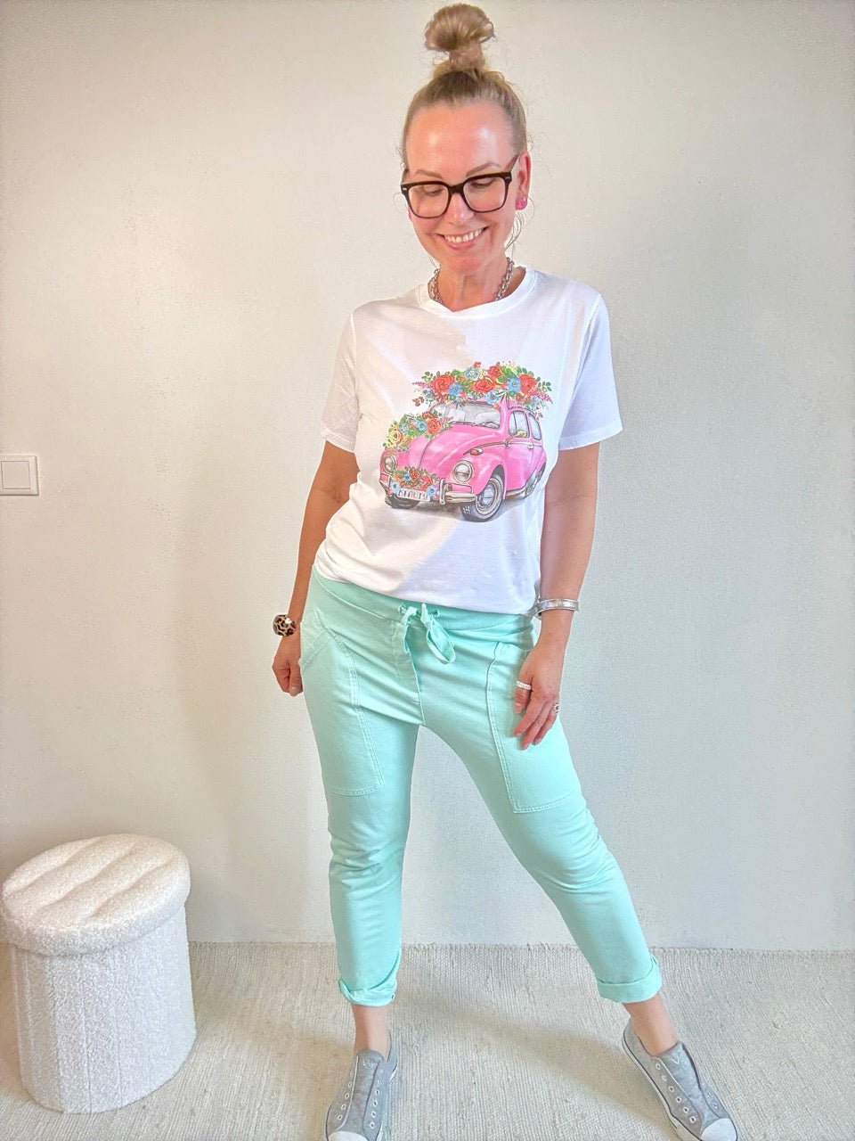 Hose Jogpants Grandiose Aqua - FROLLEIN KÄTHE Shop