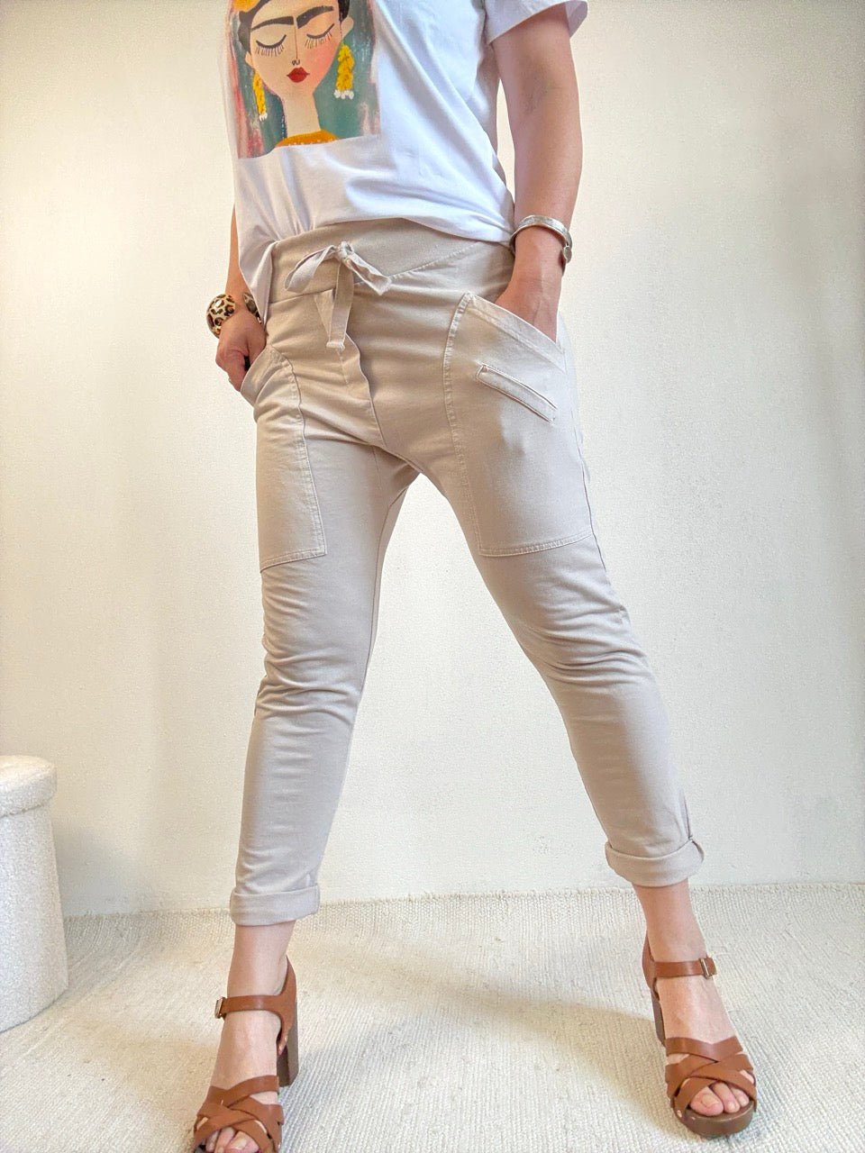 Hose Jogpants Grandiose Cream - FROLLEIN KÄTHE Shop