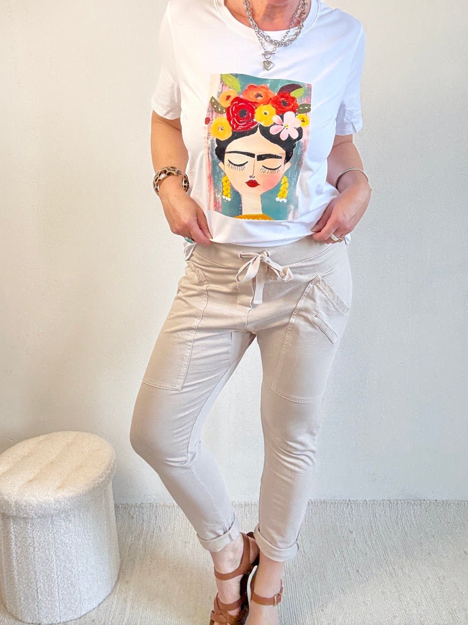 Hose Jogpants Grandiose Cream - FROLLEIN KÄTHE Shop