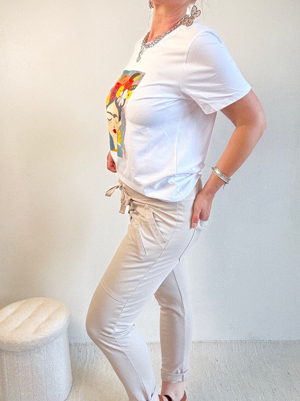 Hose Jogpants Grandiose Cream - FROLLEIN KÄTHE Shop