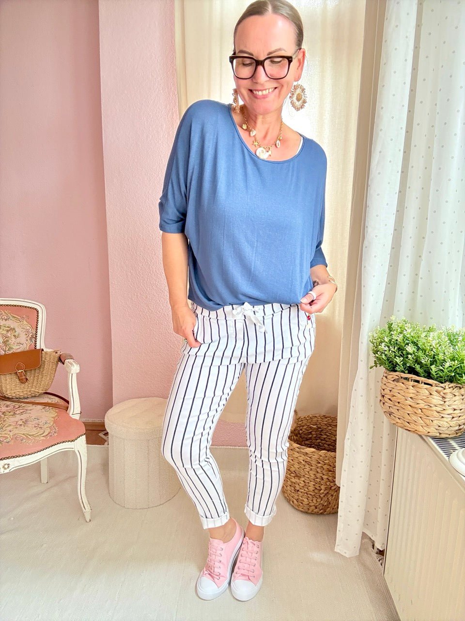 Hose Jogpants Stripe BESTSELLER! Neue Farben - FROLLEIN KÄTHE Shop