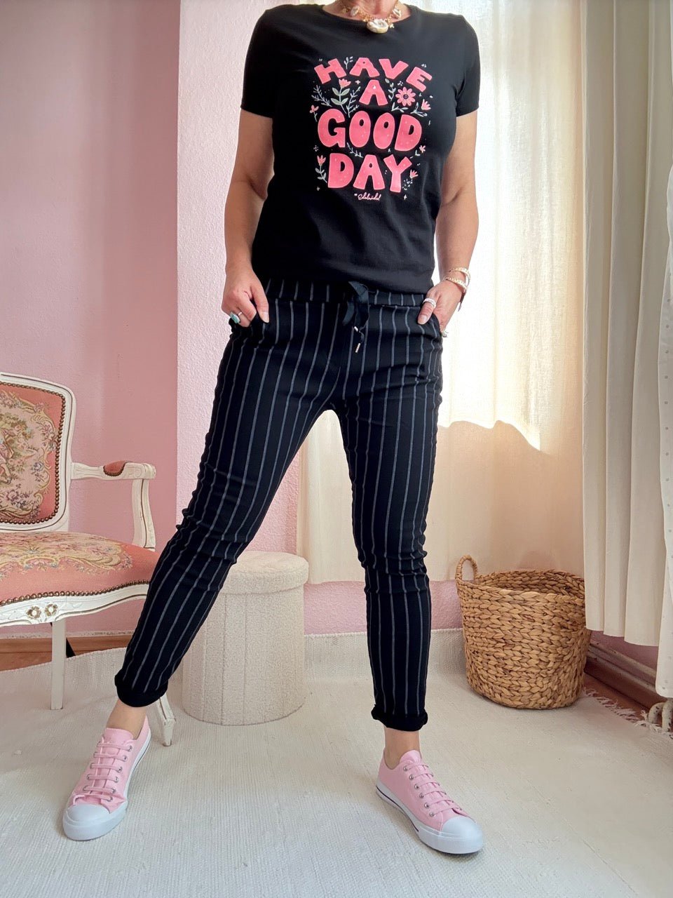 Hose Jogpants Stripe BESTSELLER! Neue Farben - FROLLEIN KÄTHE Shop