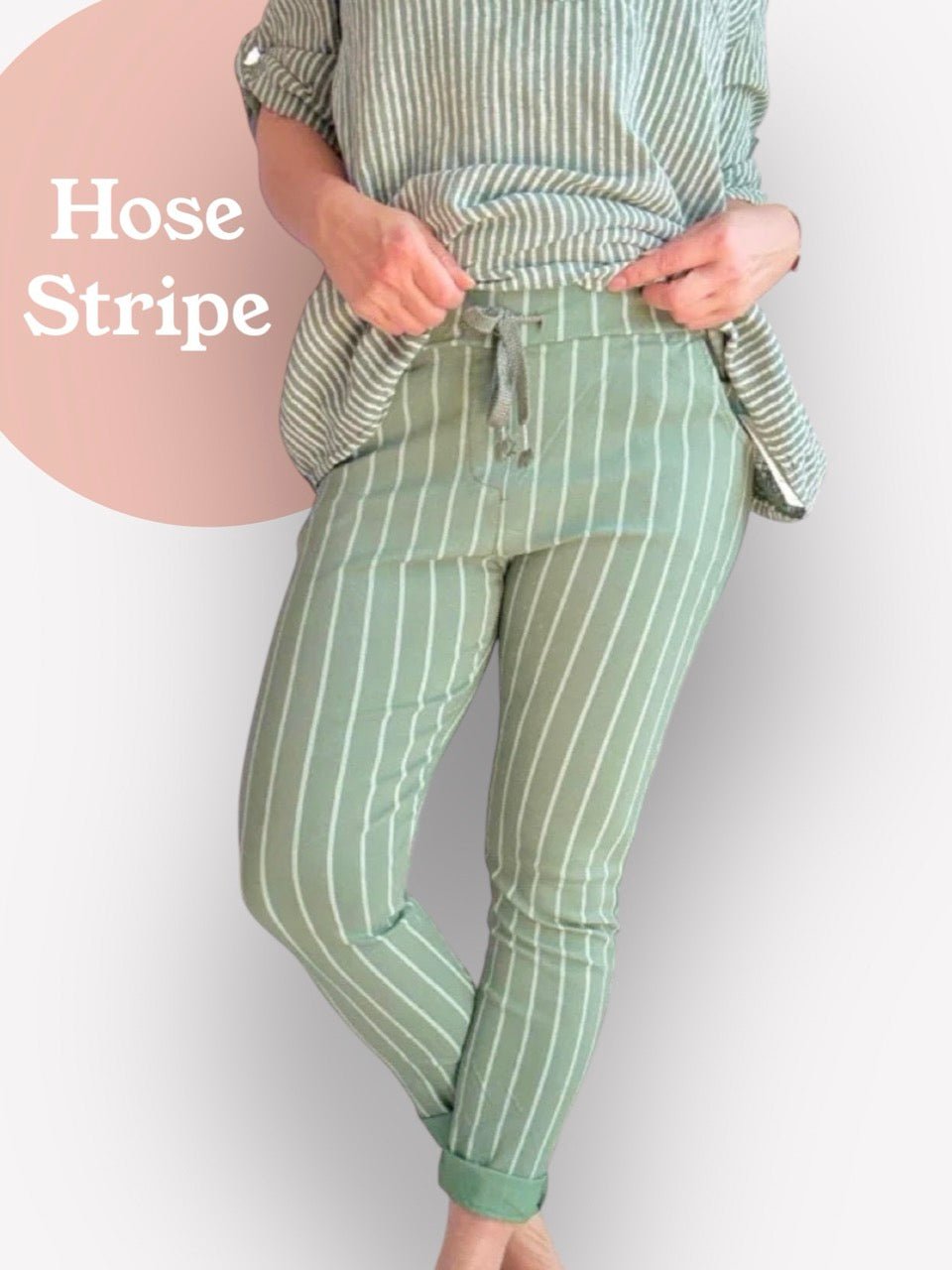 Hose Jogpants Stripe BESTSELLER! Viele Farben - FROLLEIN KÄTHE Shop