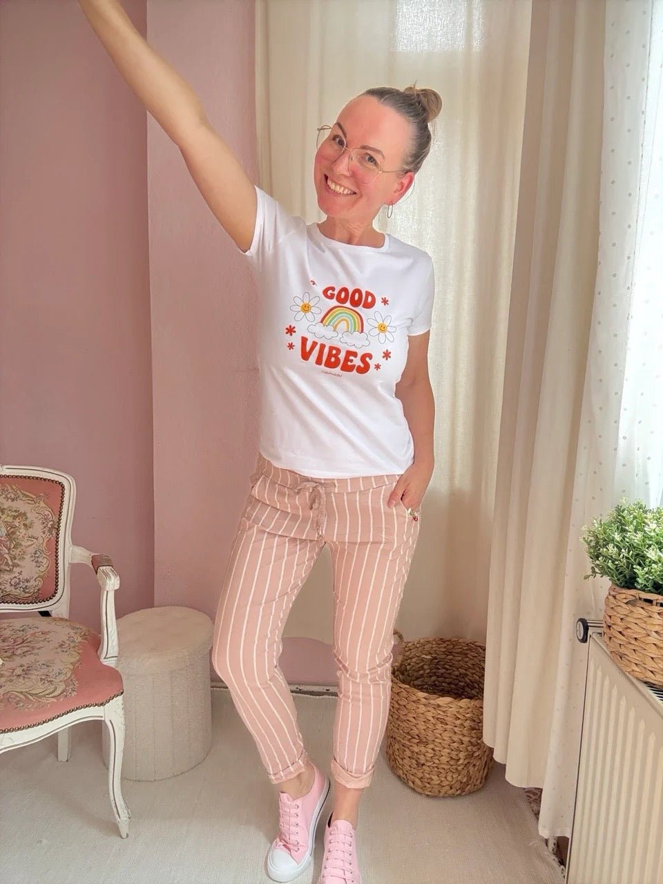 Hose Jogpants Stripe BESTSELLER! Viele Farben - FROLLEIN KÄTHE Shop