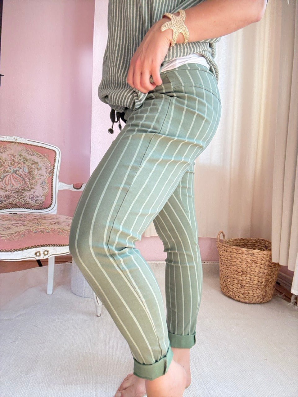 Hose Jogpants Stripe BESTSELLER! Viele Farben - FROLLEIN KÄTHE Shop