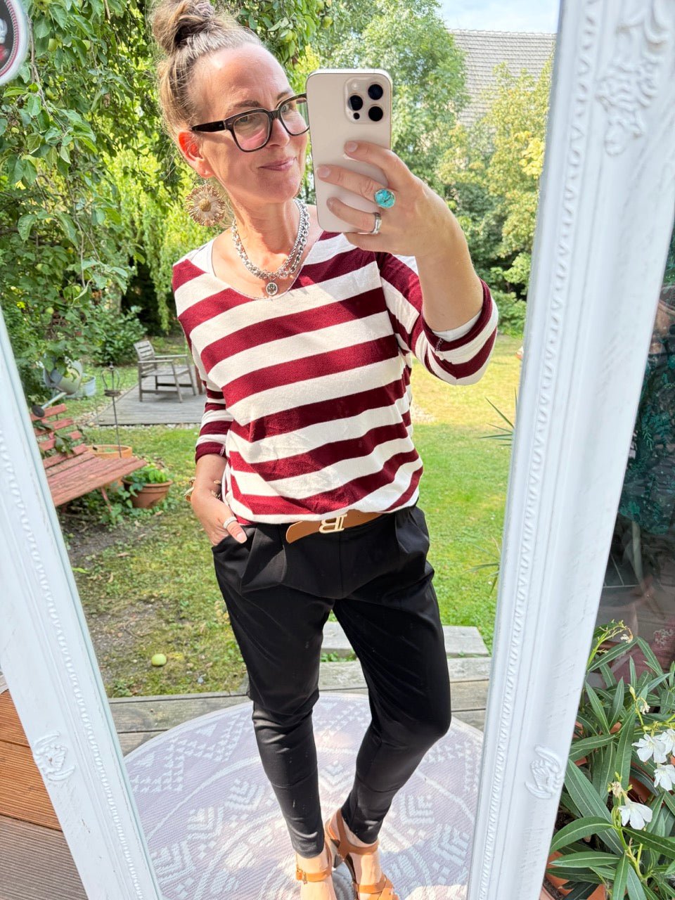 Hose Lena Schwarz - FROLLEIN KÄTHE Shop