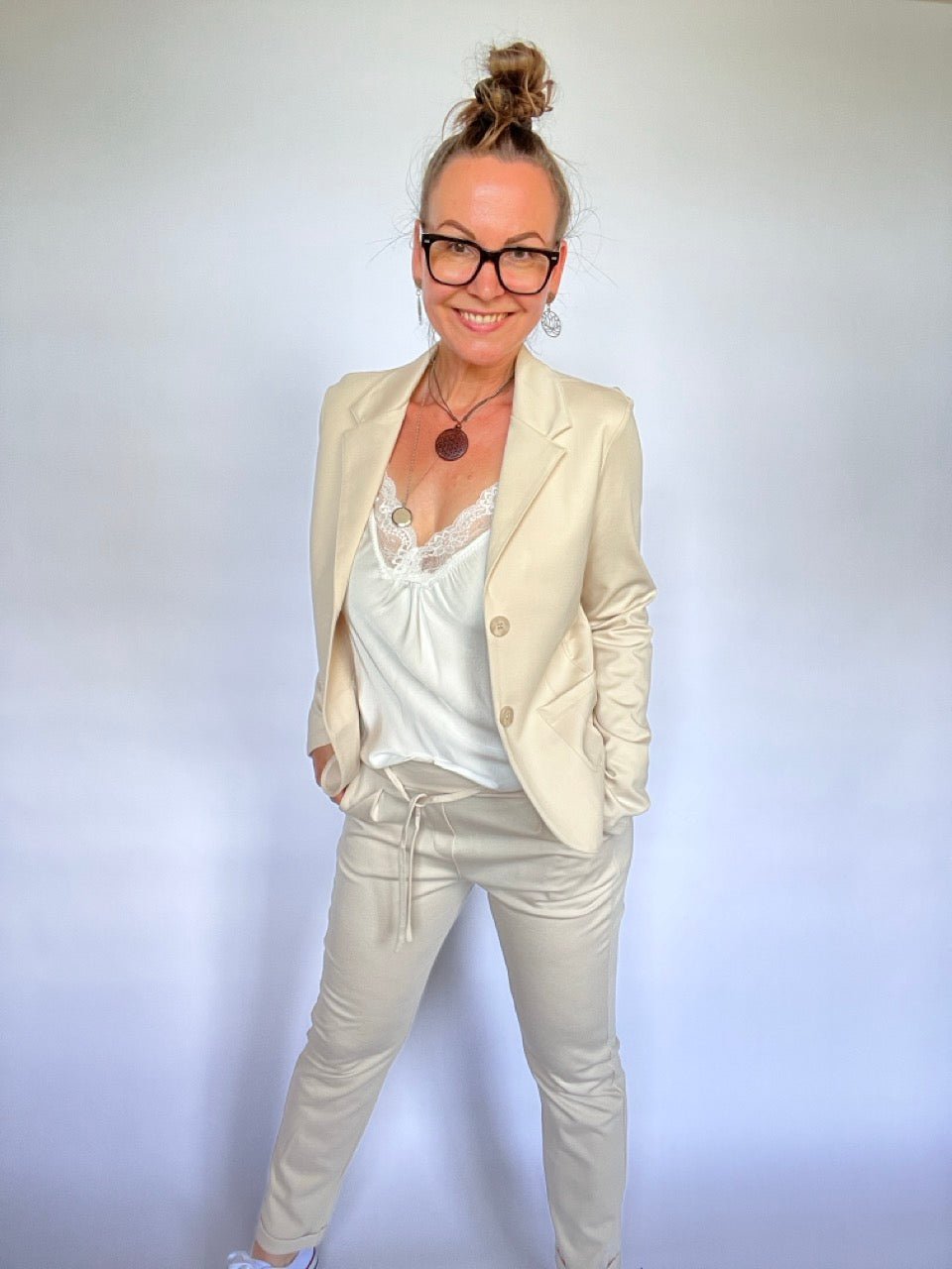 Hose Maja Cream - FROLLEIN KÄTHE Shop