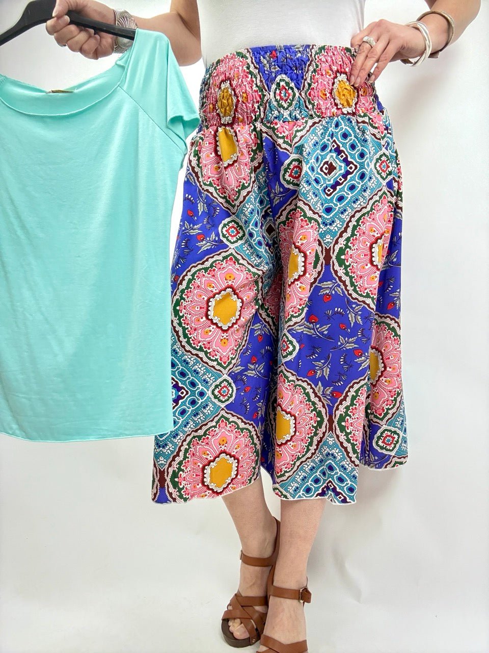 Hose Mira Culotte Blau - FROLLEIN KÄTHE Shop