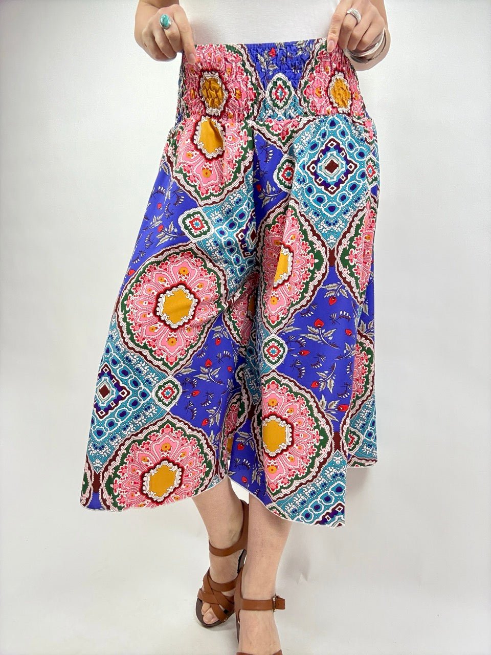 Hose Mira Culotte Blau - FROLLEIN KÄTHE Shop