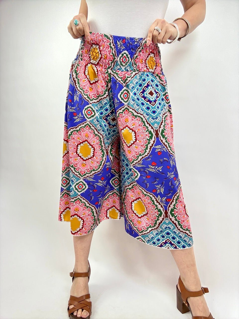 Hose Mira Culotte Blau - FROLLEIN KÄTHE Shop