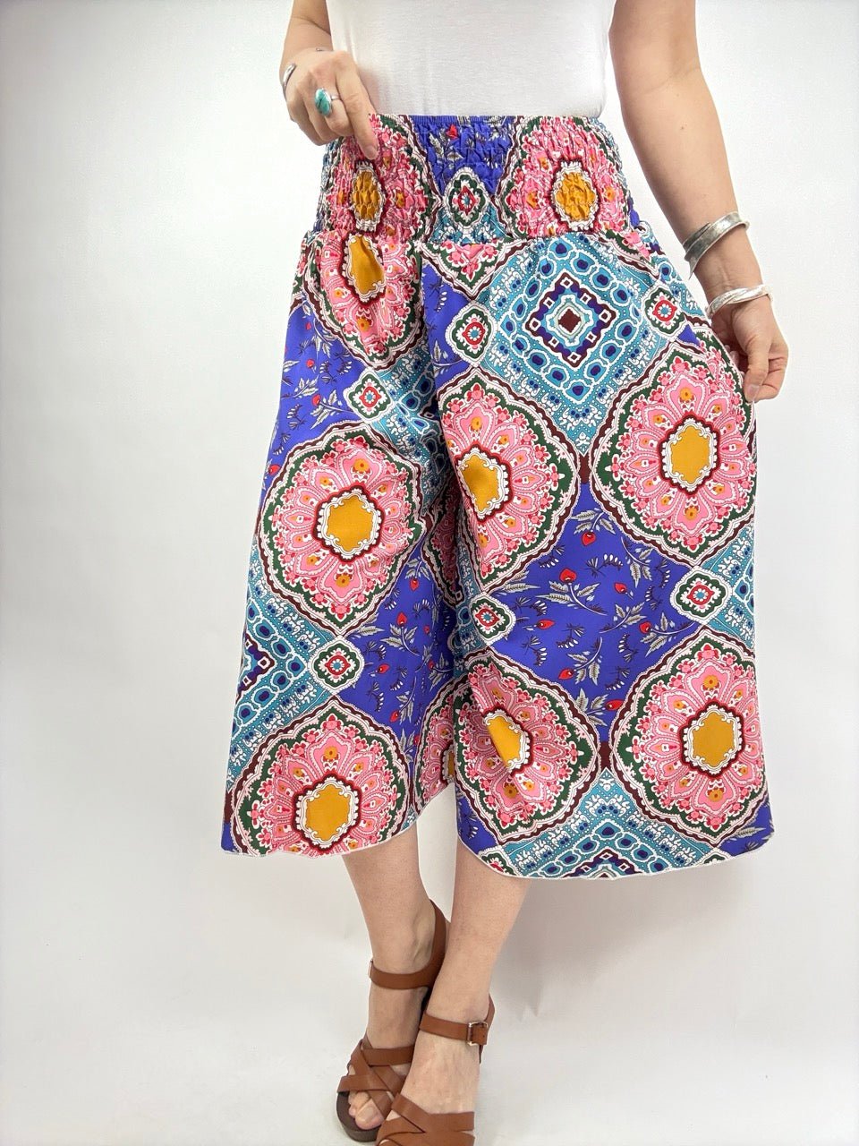 Hose Mira Culotte Blau - FROLLEIN KÄTHE Shop