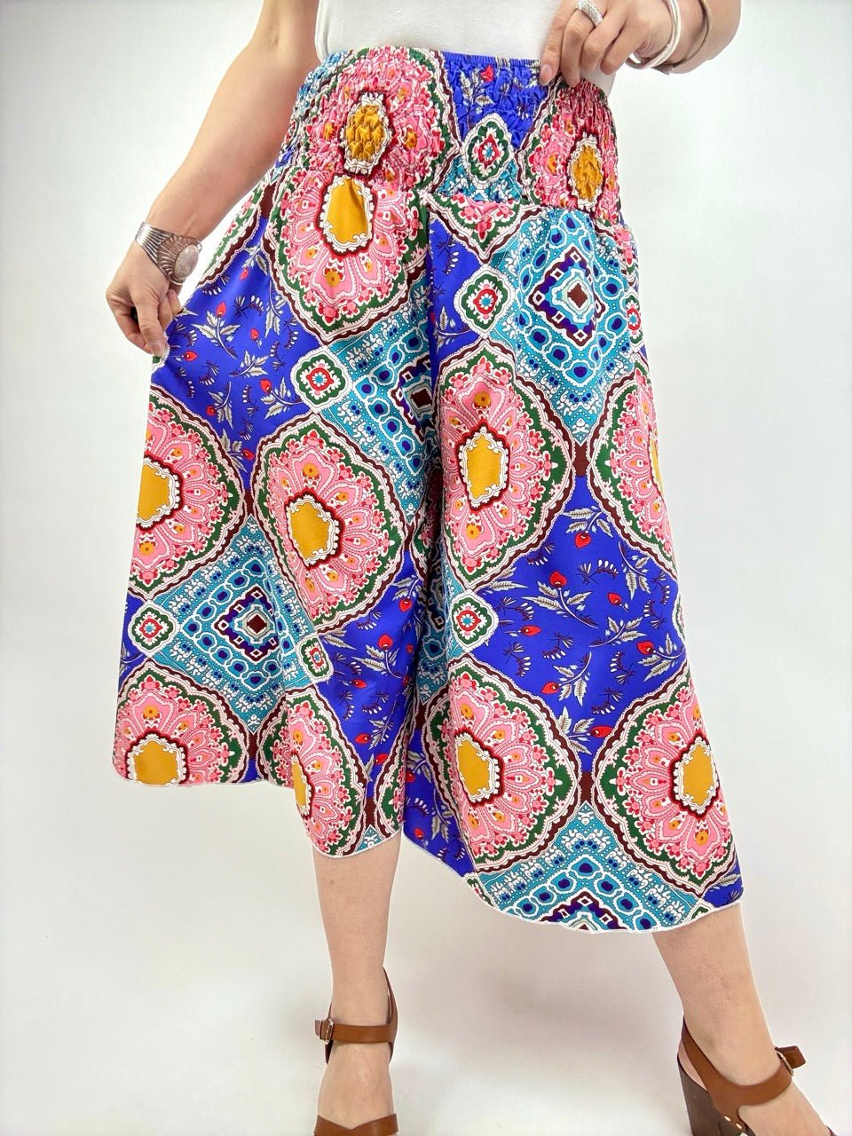 Hose Mira Culotte Blau - FROLLEIN KÄTHE Shop