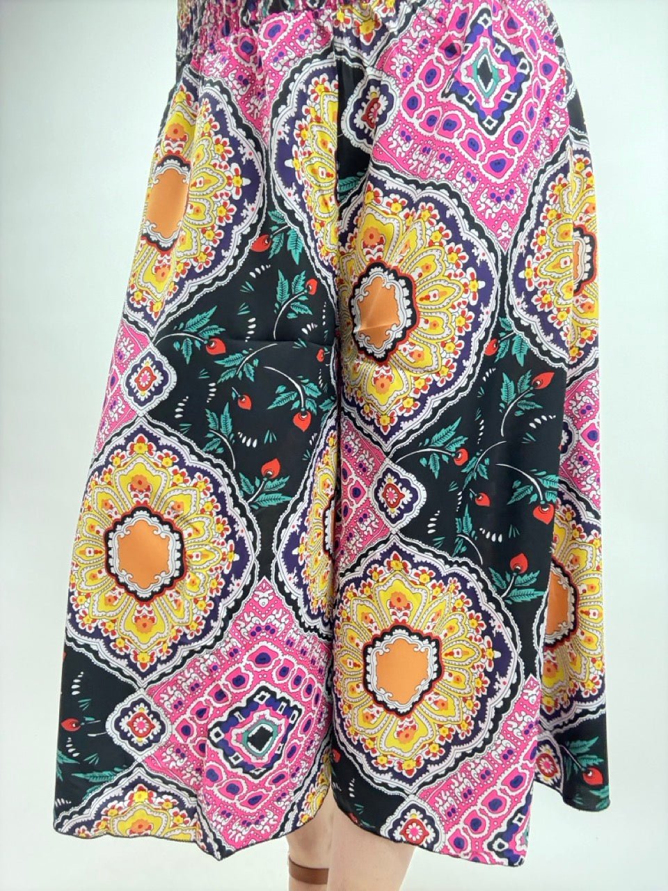 Hose Mira Culotte Schwarz Bunt - FROLLEIN KÄTHE Shop